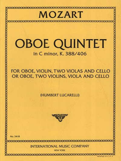 W.A. Mozart: Oboe Quintet Cmin (Bu)