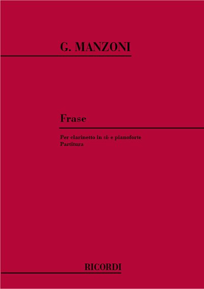 G. Manzoni: Frase