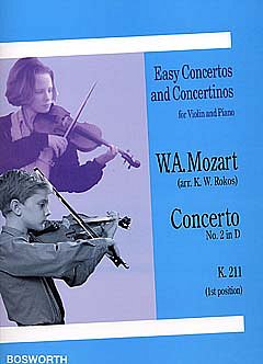 W.A. Mozart: Violin Concerto No. 2 KV 211, VlKlav (KlavpaSt)