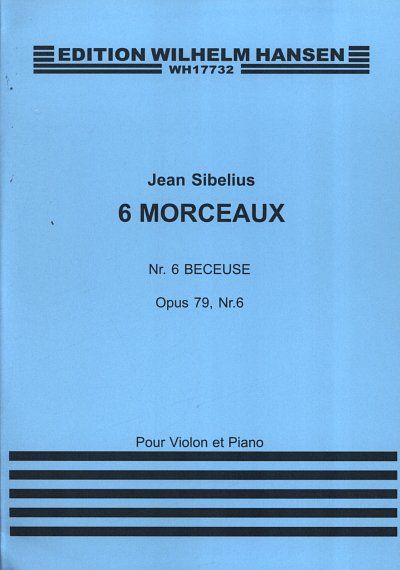 J. Sibelius: Berceuse op. 79,6, VlKlav (KlavpaSt)