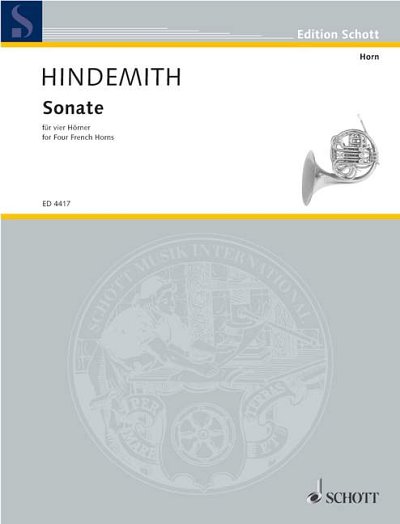DL: P. Hindemith: Sonate, 4Hrn (Stp)
