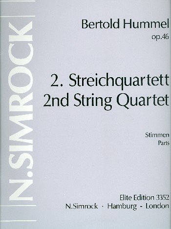 H. Bertold: Streichquartett Nr. 2 op. 46 , 2VlVaVc (Stsatz)