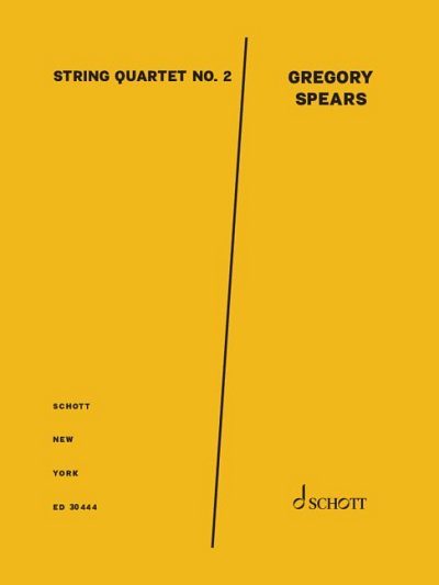 DL: G. Spears: String Quartet No. 2, 2VlVaVc (Pa+St)