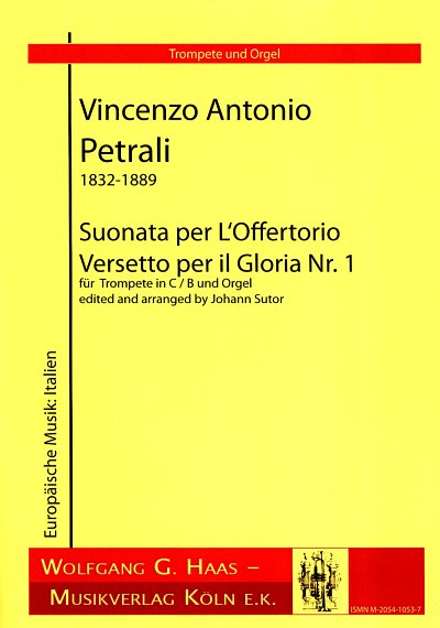 Petrali Vincenzo Antonio: Suonate Per L'Offertorio + Versett
