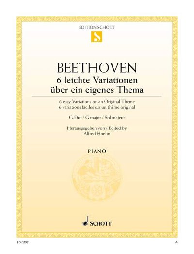 L. van Beethoven: 6 Easy Variations G major