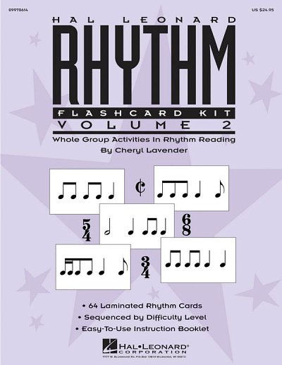 C. Lavender: Hal Leonard Rhythm Flashcard Kit, Volume 2