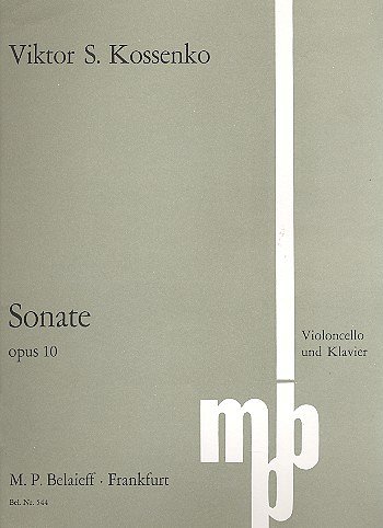 V. Kosenko: Sonate op. 10 , VcKlav (KlavpaSt)