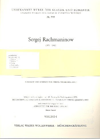 S. Rachmaninoff: Romanze + Scherzo