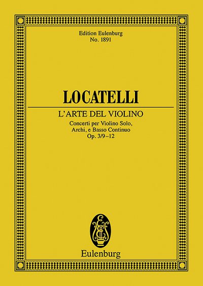 DL: P.A. Locatelli: L'Arte del Violino, VlOrch (Stp)