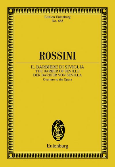 DL: G. Rossini: Der Barbier von Sevilla, Orch (Stp)