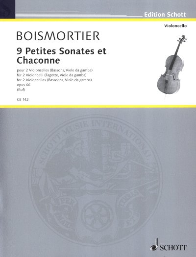 J.B. de Boismortier: Petites Sonates + Chaconne Op 66 Cello