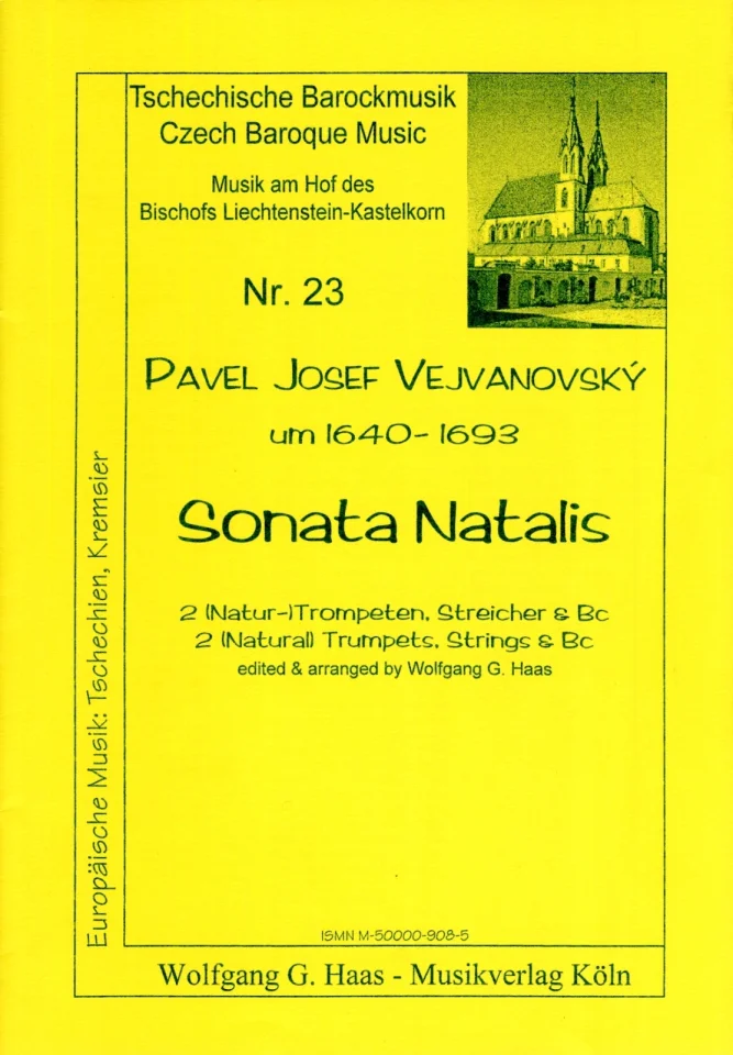 P.J. Vejvanovsky: Sonata Natalis Tschechische Barockmusik 23 (0)