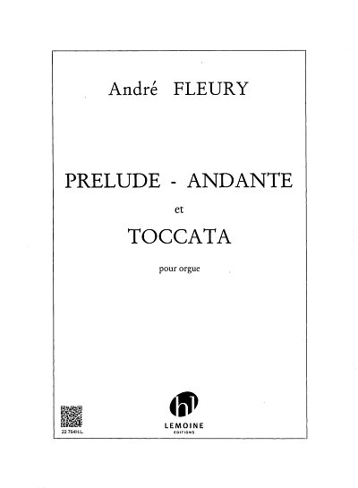 Prelude Andante & Toccata, Org