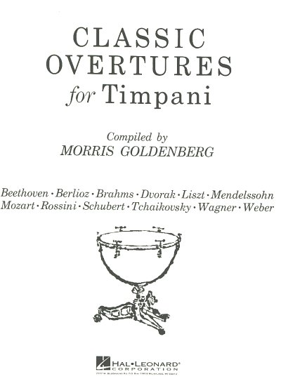 M. Goldenberg: Classic Overtures for Timpani, Perc