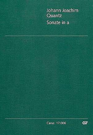 J.J. Quantz: Sonate in a QV 1:147 / Partitur / Einzelstimme