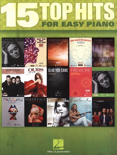 15 Top Hits For Easy Piano