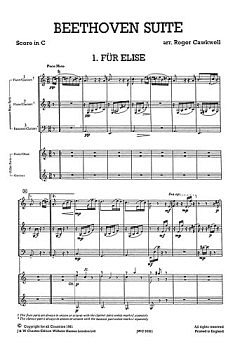 L. v. Beethoven: Beethoven - Suite, Varblas (Pa+St)