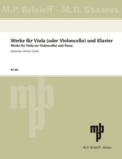 DL: Werke für Viola (oder Violoncello) und Klavier