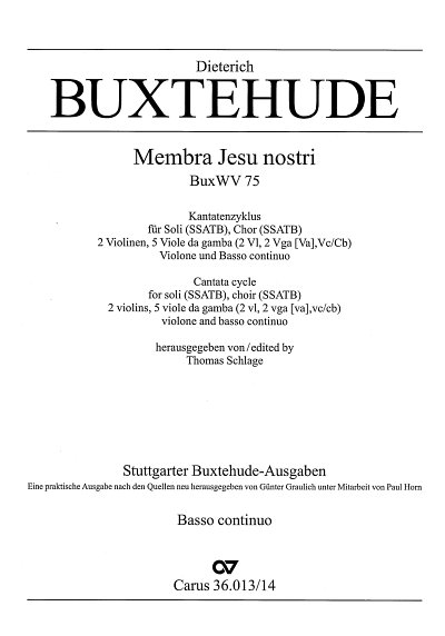D. Buxtehude: Membra Jesu Nostri BuxWV 75 Stuttgarter Buxteh