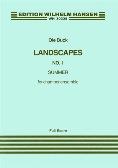O. Buck: Landscapes No. 1 - Summer, Kamens (Part.)