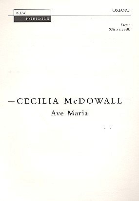 C. McDowall: Ave Maria, Ch (Chpa)