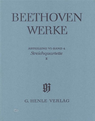 L. v. Beethoven: Streichquartette II, 2VlVaVc (Bch)