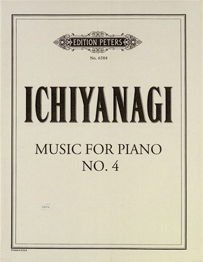 T. Ichiyanagi: Music for Piano Nr. 4 (1960)