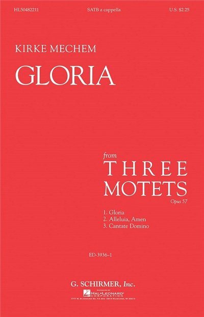 K. Mechem: Gloria - A Cappella, GCh4 (Chpa)