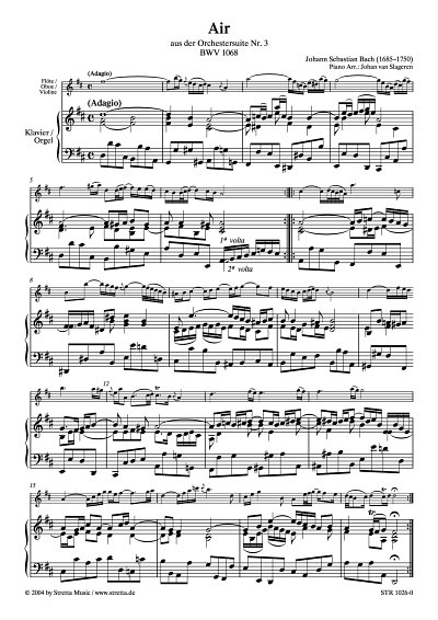 DL: J.S. Bach: Air aus der Orchestersuite Nr. 3, BWV 1068