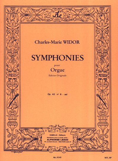 C.M. Widor: Symphonie Nr. 6 op. 42, Org