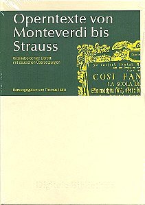 Operntexte Von Monteverdi Bis Strauss