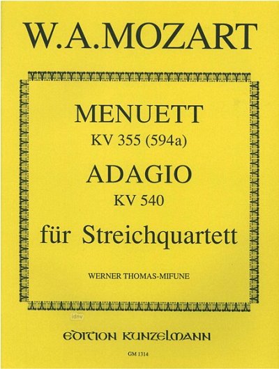 W.A. Mozart y otros.: Musik für Streichquartett