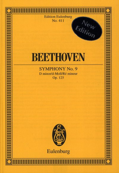 L. v. Beethoven: Sinfonie 9 D-Moll Op 125 Eulenburg Studienp