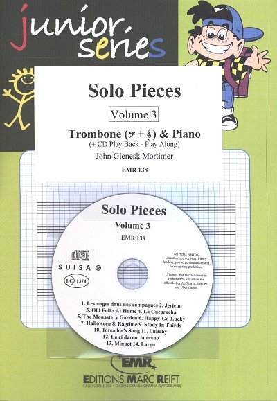 AQ: J.G. Mortimer: Solo Pieces 3, Pos;Klav (+CD) (B-Ware)