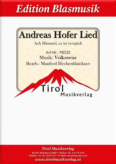 M. Hechenblaickner: Andreas-Hofer-Lied, 2FlüBlaso (Pa+St)