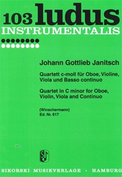 J.G. Janitsch: Quartett für Oboe, Violine, Viola und B.c. c-Moll