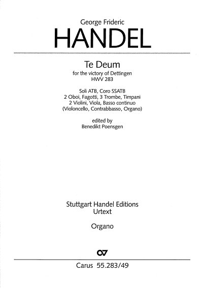 G.F. Händel: Te Deum for the victory of Dettingen HWV 283