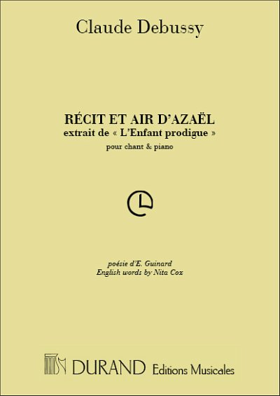 C. Debussy: Recit Et Air Azael Vm, GesKlav