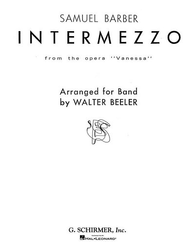 S. Barber: Intermezzo, Op. 32