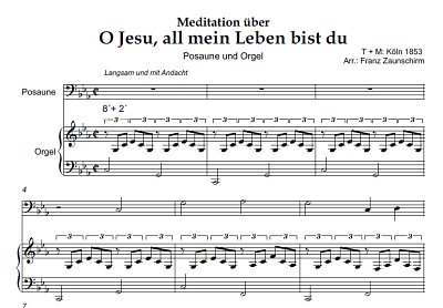 DL: (Traditional): O Jesu, all mein Leben bist , PosOrg (Par