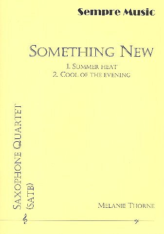 M. Thorne: Something New, 4Sax (Pa+St)