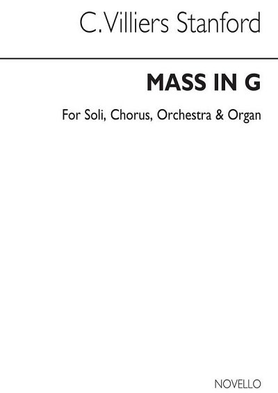 C.V. Stanford: Mass In G Major Op. 46, GchOrg (Part.)