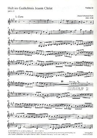 J.S. Bach: Halt im Gedächtnis Jesum Christ A-Dur BWV 67 (1724)