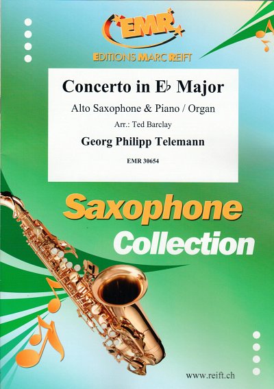DL: G.P. Telemann: Concerto in Eb Major, AsaxKlaOrg