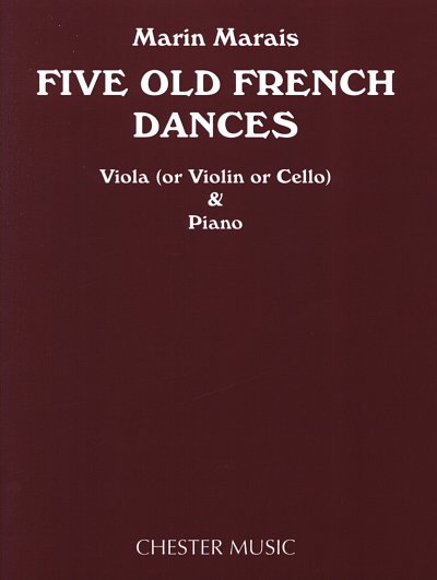 M. Marais: Five Old French Dances, VaKlv