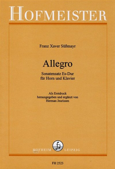 F.X. Süßmayr: Allegro  für Horn in Es und Klavier