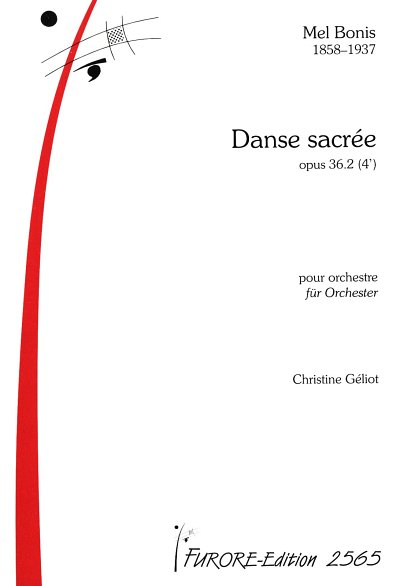M. Bonis: Danse sacrée op. 36/2, Sinfo (Part.)