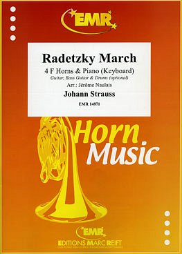 J. Strauß (Sohn): Radetzky March, 4HrnFKlav/Ke (KlavpaSt)