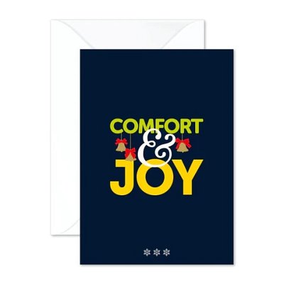 Merry Little Comfort And Joy Christmas Card (Postkarte)