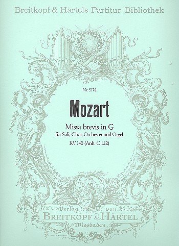 W.A. Mozart: Missa brevis in G KV140, 4GesGchOrchO (Part)